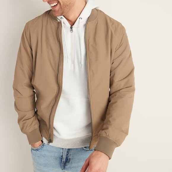 Lightweight Water-Resistant Bomber Jacket - Picture 6 of 6